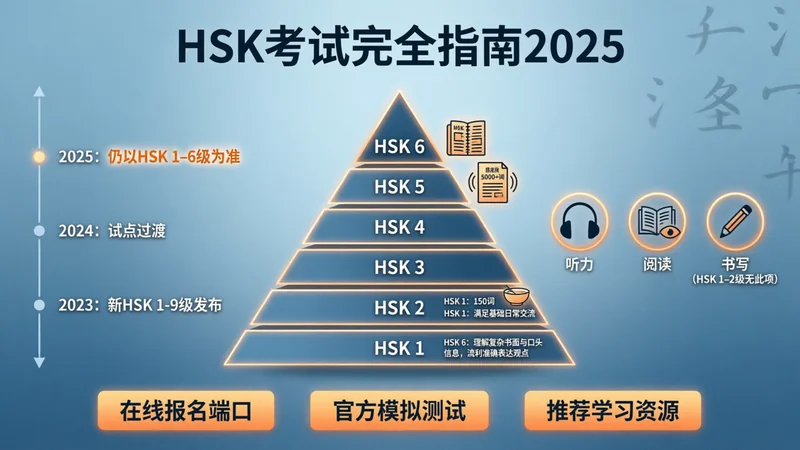 HSK exam complete guide 2025